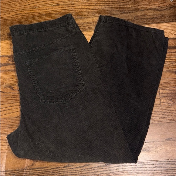 Urban Outfitters Men’s Corduroy Pants In Black - Picture 1 of 2